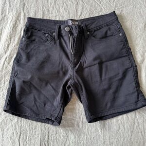DU/ER Denim “No Sweat” Short Slim - Black, Size 32, Like New
